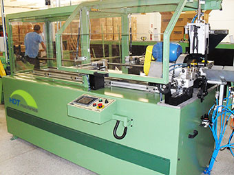 Recortadeira Recutter cut machine tube paper tube
